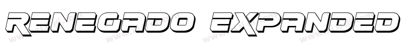 Renegado Expanded It字体转换